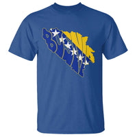 Bosnia And Herzegovina Word Art Map T Shirt Bosnian Pride Gift