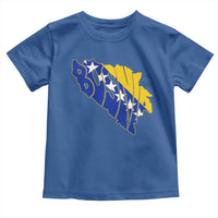 Bosnia And Herzegovina Word Art Map Toddler T Shirt Bosnian Pride Gift