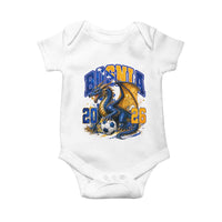 Bosnian Dragon Fudbal Fan Baby Onesie Bosnia And Herzegovina Pride