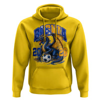 Bosnian Dragon Fudbal Fan Hoodie Bosnia And Herzegovina Pride