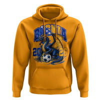 Bosnian Dragon Fudbal Fan Hoodie Bosnia And Herzegovina Pride