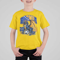 Bosnian Dragon Fudbal Fan T Shirt For Kid Bosnia And Herzegovina Pride