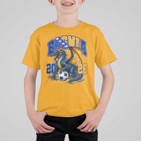 Bosnian Dragon Fudbal Fan T Shirt For Kid Bosnia And Herzegovina Pride