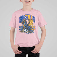 Bosnian Dragon Fudbal Fan T Shirt For Kid Bosnia And Herzegovina Pride