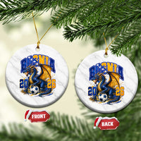 Bosnian Dragon Fudbal Fan Ceramic Ornament Bosnia And Herzegovina Pride