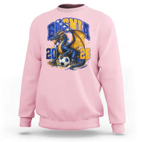 Bosnian Dragon Fudbal Fan Sweatshirt Bosnia And Herzegovina Pride