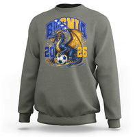 Bosnian Dragon Fudbal Fan Sweatshirt Bosnia And Herzegovina Pride