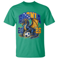 Bosnian Dragon Fudbal Fan T Shirt Bosnia And Herzegovina Pride