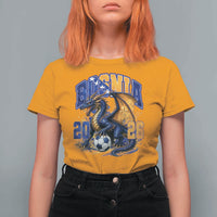 Bosnian Dragon Fudbal Fan T Shirt For Women Bosnia And Herzegovina Pride