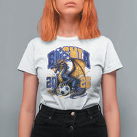 Bosnian Dragon Fudbal Fan T Shirt For Women Bosnia And Herzegovina Pride