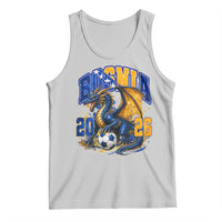 Bosnian Dragon Fudbal Fan Tank Top Bosnia And Herzegovina Pride