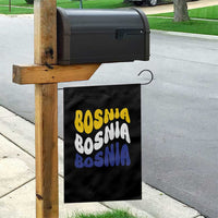 Groovy Retro Bosnia Garden Flag Proud Bosnian Balkan Heritage Gift