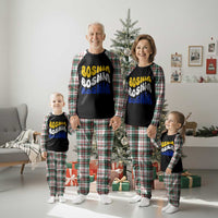 Groovy Retro Bosnia Plaid Pajama Set Proud Bosnian Balkan Heritage Gift