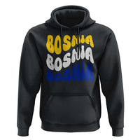 Groovy Retro Bosnia Hoodie Proud Bosnian Balkan Heritage Gift
