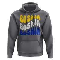 Groovy Retro Bosnia Hoodie Proud Bosnian Balkan Heritage Gift