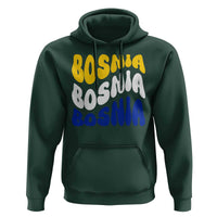 Groovy Retro Bosnia Hoodie Proud Bosnian Balkan Heritage Gift