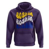Groovy Retro Bosnia Hoodie Proud Bosnian Balkan Heritage Gift