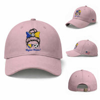 Bosnia Soccer Messy Bun Baseball Cap Hajmo Bosno Game Day Gift