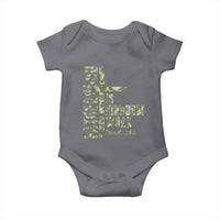 Fatherhood Is Kingdom Work Baby Onesie Camo Christian Fathers Day Gift