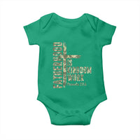 Fatherhood Is Kingdom Work Baby Onesie Camo Christian Fathers Day Gift