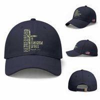 Fatherhood Is Kingdom Work Baseball Cap Camo Christian Fathers Day Gift