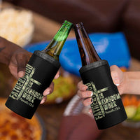 Fatherhood Is Kingdom Work 4 in 1 Can Cooler Tumbler Camo Christian Fathers Day Gift