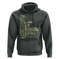 Fatherhood Is Kingdom Work Hoodie Camo Christian Fathers Day Gift