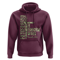 Fatherhood Is Kingdom Work Hoodie Camo Christian Fathers Day Gift