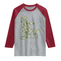 Fatherhood Is Kingdom Work Raglan Shirt Camo Christian Fathers Day Gift