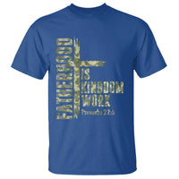 Fatherhood Is Kingdom Work T Shirt Camo Christian Fathers Day Gift