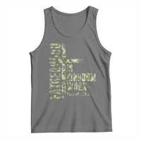 Fatherhood Is Kingdom Work Tank Top Camo Christian Fathers Day Gift