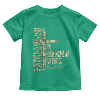 Fatherhood Is Kingdom Work Toddler T Shirt Camo Christian Fathers Day Gift