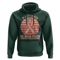 In September We Wear Peach Hoodie Endometrial Cancer Awareness Support