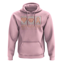 Endometrial Cancer Awareness Hoodie Hope Faith Cure Peach Ribbon
