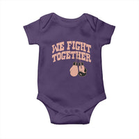 Endometrial Cancer Warrior Baby Onesie We Fight Together Boxing Gift