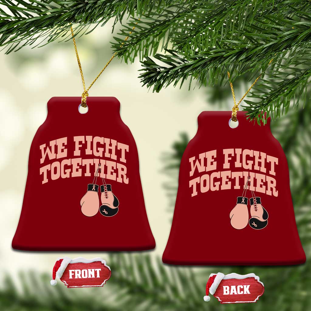 Endometrial Cancer Warrior Ceramic Ornament We Fight Together Boxing Gift