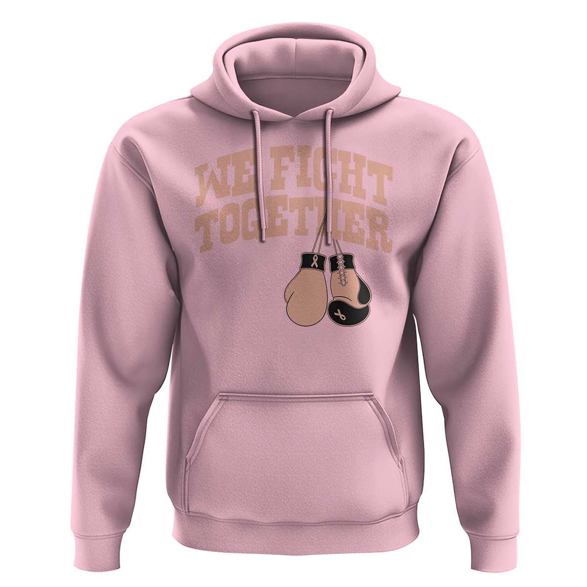 Endometrial Cancer Warrior Hoodie We Fight Together Boxing Gift