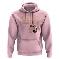 Endometrial Cancer Warrior Hoodie We Fight Together Boxing Gift