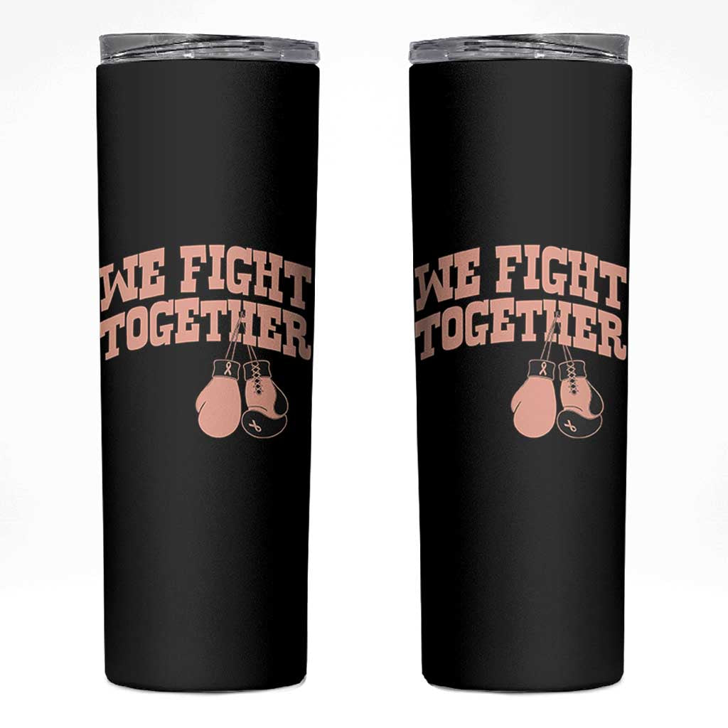 Endometrial Cancer Warrior Skinny Tumbler We Fight Together Boxing Gift