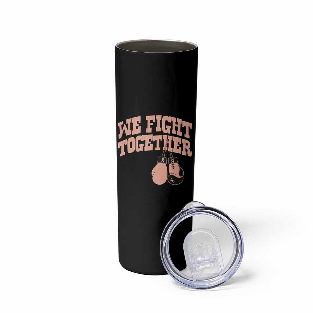 Endometrial Cancer Warrior Skinny Tumbler We Fight Together Boxing Gift