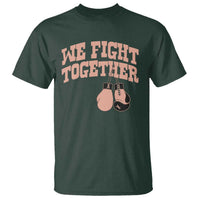 Endometrial Cancer Warrior T Shirt We Fight Together Boxing Gift