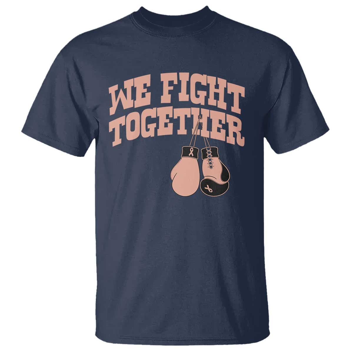 Endometrial Cancer Warrior T Shirt We Fight Together Boxing Gift