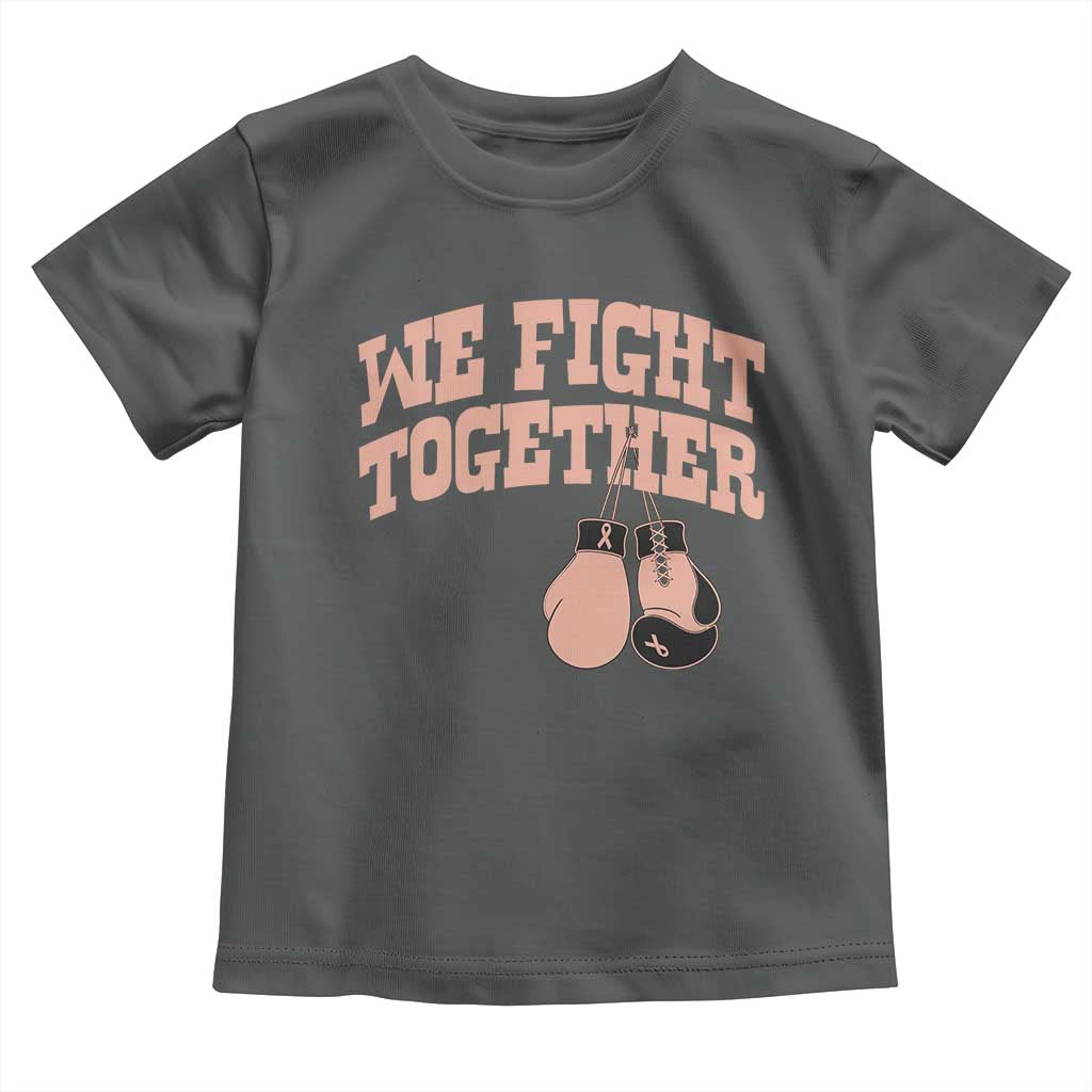 Endometrial Cancer Warrior Toddler T Shirt We Fight Together Boxing Gift