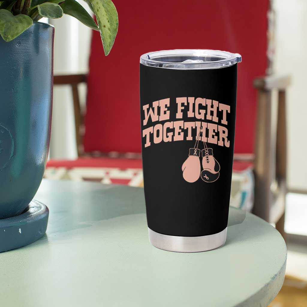 Endometrial Cancer Warrior Tumbler Cup We Fight Together Boxing Gift
