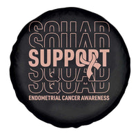 Endometrial Cancer Awareness Spare Tire Cover Support Squad Ribbon Warrior