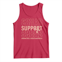 Endometrial Cancer Awareness Tank Top Support Squad Ribbon Warrior