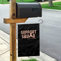 Endometrial Cancer Awareness Garden Flag Support Squad Warrior Gift