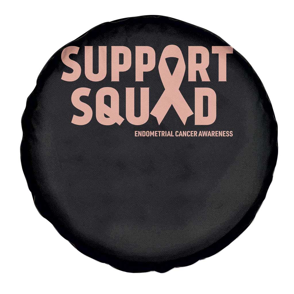 Endometrial Cancer Awareness Spare Tire Cover Support Squad Warrior Gift