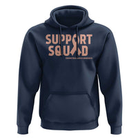 Endometrial Cancer Awareness Hoodie Support Squad Warrior Gift