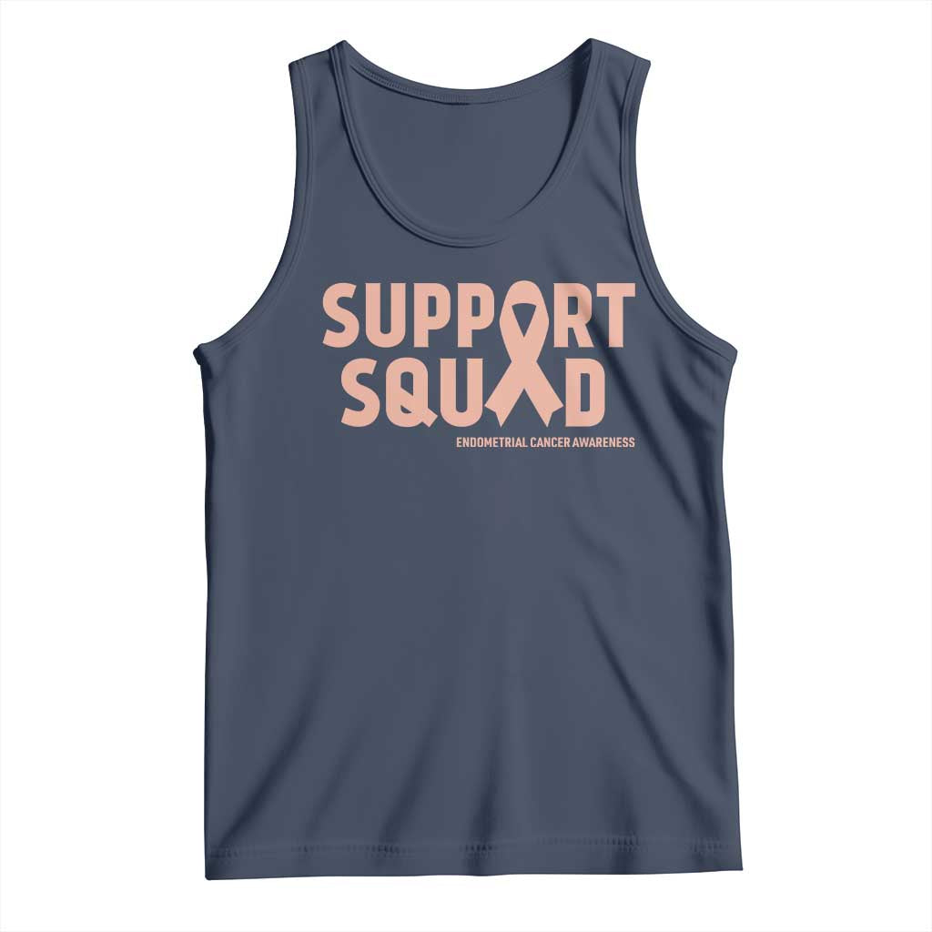Endometrial Cancer Awareness Tank Top Support Squad Warrior Gift